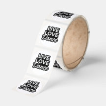 Süße Live Love Dance Aufkleber