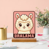 Süße Llama-Illustrationsdesign Acrylschild (Hochzeit)