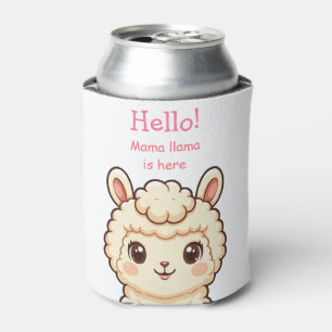 Süße Llama-Illustrationsdesign Dosenkühler