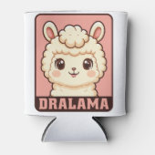 Süße Llama-Illustrationsdesign Dosenkühler (Vorderseite)
