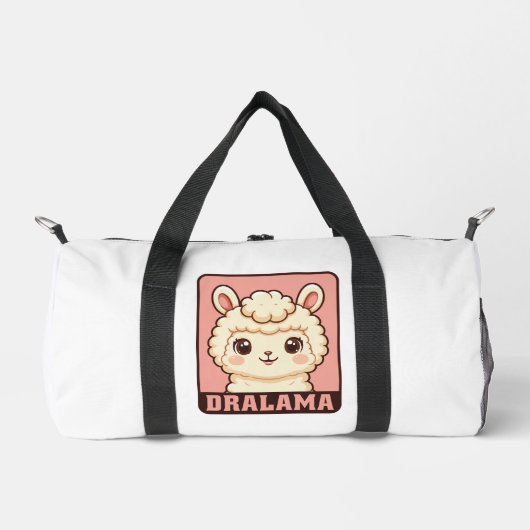 Süße Llama-Illustrationsdesign Duffle Bag (Vorderseite)