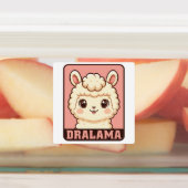 Süße Llama-Illustrationsdesign Etiketten (Befestigt)