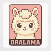 Süße Llama-Illustrationsdesign Etiketten (Design 1)