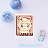 Süße Llama-Illustrationsdesign Flyer (Einzeln)