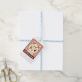 Süße Llama-Illustrationsdesign Geschenkanhänger (Mit Garn)