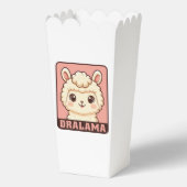 Süße Llama-Illustrationsdesign Geschenkschachtel (Rückseite)