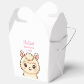 Süße Llama-Illustrationsdesign Geschenkschachtel (Offen)