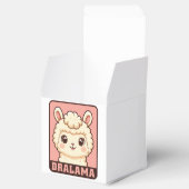 Süße Llama-Illustrationsdesign Geschenkschachtel (Geöffnet)