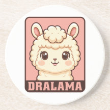 Süße Llama-Illustrationsdesign