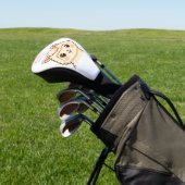 Süße Llama-Illustrationsdesign Golf Headcover (In SItu)