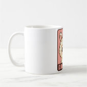 Süße Llama-Illustrationsdesign Kaffeetasse (Links)