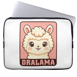 Süße Llama-Illustrationsdesign Laptopschutzhülle