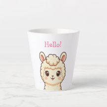 Süße Llama-Illustrationsdesign