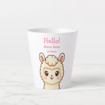 Süße Llama-Illustrationsdesign
