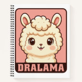 Süße Llama-Illustrationsdesign Notizblock (Vorderseite)