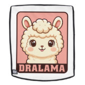 Süße Llama-Illustrationsdesign Rucksack (Abnehmbare Front)