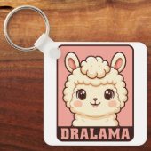 Süße Llama-Illustrationsdesign Schlüsselanhänger (Vorderseite)