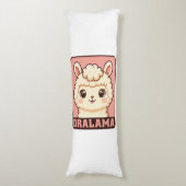 Süße Llama-Illustrationsdesign Seitenschläferkissen (Vorderseite Vertikal)