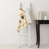 Süße Llama-Illustrationsdesign Sherpadecke (Beispiel)