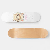 Süße Llama-Illustrationsdesign Skateboard (Horizontal)