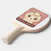Süße Llama-Illustrationsdesign Tischtennis Schläger (Vorderseite)