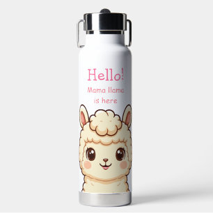 Süße Llama-Illustrationsdesign Trinkflasche