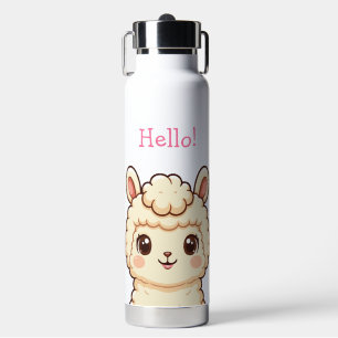 Süße Llama-Illustrationsdesign Trinkflasche