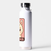 Süße Llama-Illustrationsdesign Trinkflasche (Links)