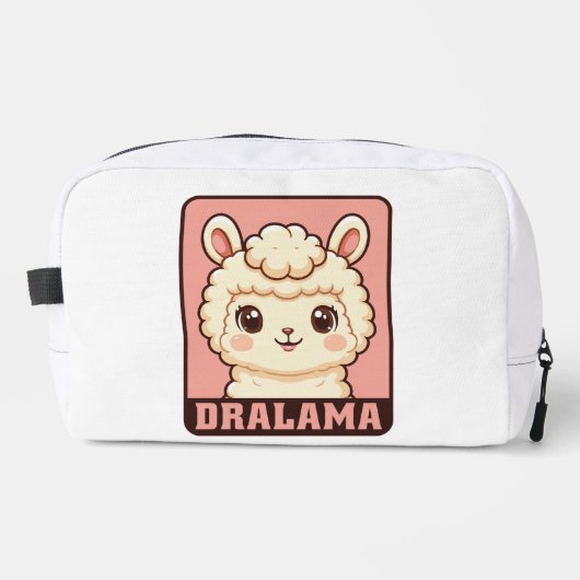 Süße Llama-Illustrationsdesign Waschbeutel (Vorderseite)
