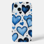 Süße Love Pattern iPhone Hülle (Rückseite)