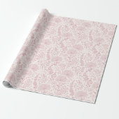 Süße Löwenzahn Gedämpfte Rose - Neutral Geschenkpapier (Ungerollt)