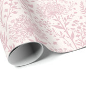 Süße Löwenzahn Gedämpfte Rose - Neutral Geschenkpapier (Rolleneckpunkt)