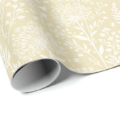Süße Löwenzahn-Neutral - Goldenes Weizenfeld Geschenkpapier (Rolleneckpunkt)