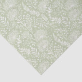 Süße Löwenzahn Neutral - Sanftes Oliven Grün Seidenpapier (Detail)