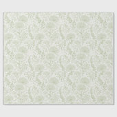 Süße Löwenzahn Sanfte Olive - Neutral Geschenkpapier (Flach)