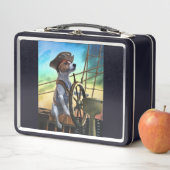 süße Lunchbox für Kinder mit Piratenhund-Design (Beispiel)