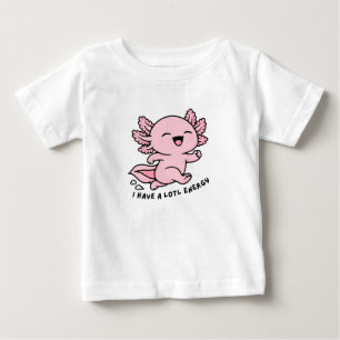 Süße lustige Axolotl-Kinderbekleidung, Alotl Energ Baby T-shirt