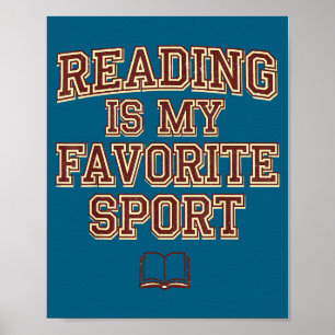 Süße lustige Buchliebhaber lesen für Poster