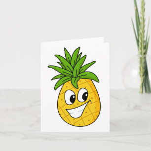 Süße lustige Cartoon-Ananas für allgemeine Verwend Karte