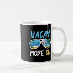 Süße lustige Ferienmodus Ein Sommer Familienurlaub Kaffeetasse