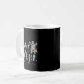 Süße lustige Horrorfilm-Fans Kaffeetasse (Vorderseite Links)
