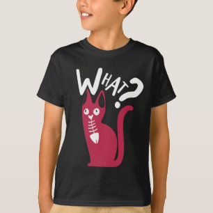 Süße lustige Humor-Witz Schwarz und Magenta Cartoo T-Shirt