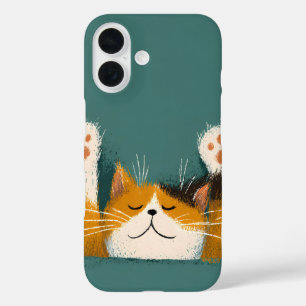 Süße lustige Katzenschlaf iPhone 16 Hülle