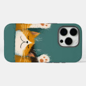 Süße lustige Katzenschlaf Case-Mate iPhone Hülle (Rückseite (Horizontal))