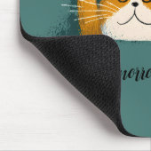 Süße lustige Katzenschlaf Mousepad (Ecke)
