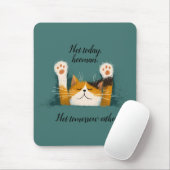 Süße lustige Katzenschlaf Mousepad (Mit Mouse)