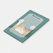 Süße lustige Katzenschlaf Post-it Klebezettel (angewinkelt)