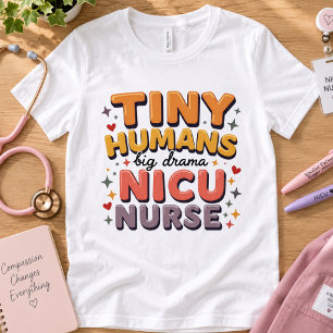Süße lustige NICU-Krankenschwester Tri-Blend Shirt