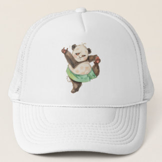 Süße lustige Panda-Ballerina-Mütze Truckerkappe