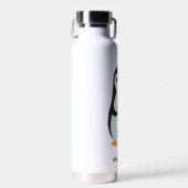 Süße lustige Pinguin Cartoon Trinkflasche (Vorne)